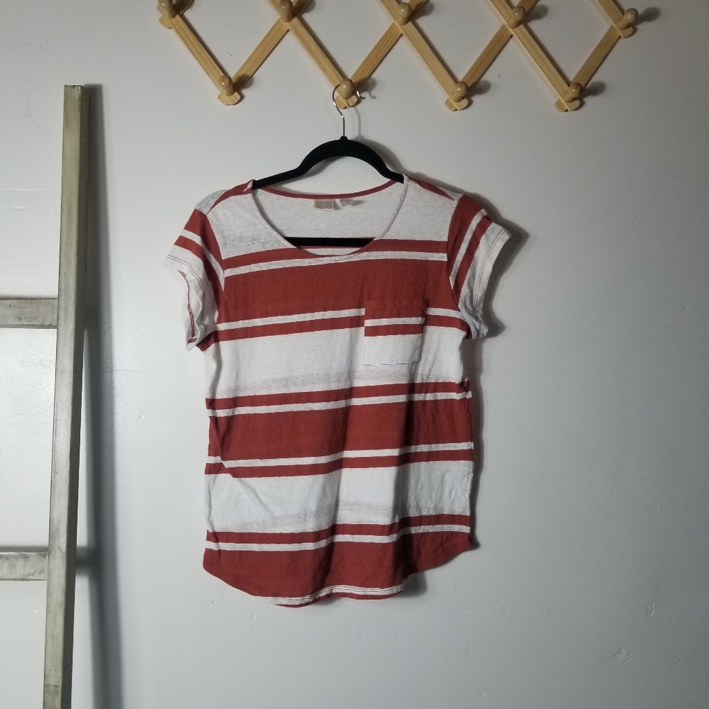 CANYON RIVER BLUES WOMEN'S STRIPED WOMEN'S BLOUSE SIZE SMALL
